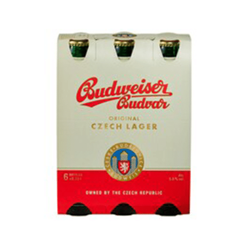 Budweiser Original Czech-Lager 0.33lx6