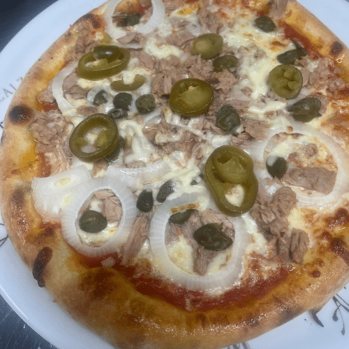 Pizza Al Tonno (scharf)