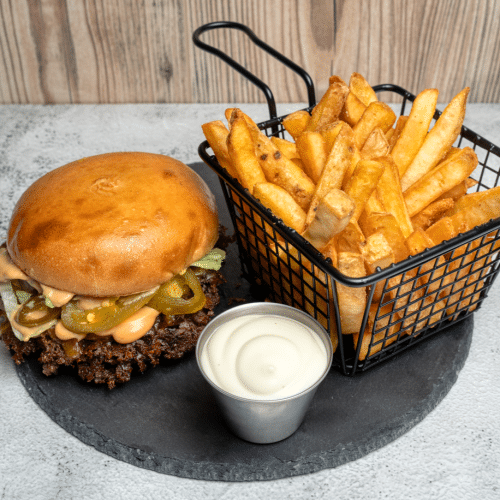 Menü Chili-Chili Cheese Burger