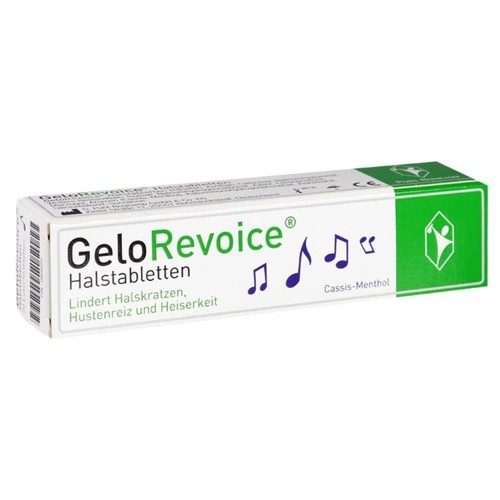 GeloRevoice Halstabletten Cassis-Menthol 20 Stück