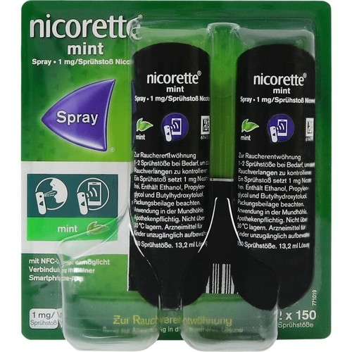 Nicorette Mint Spray 1 mg/Sprühstoß NFC 2 Stück