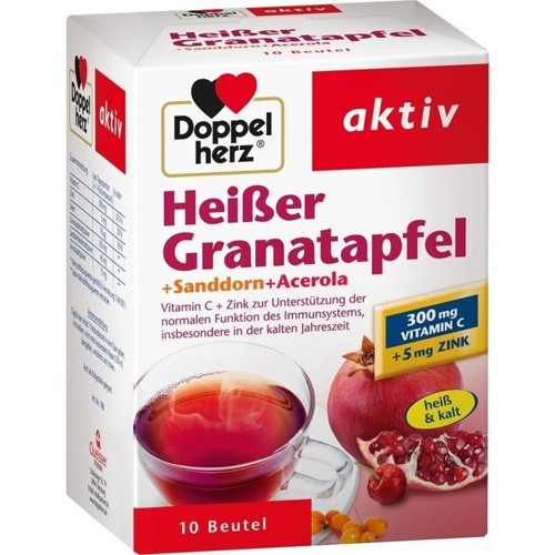 Doppelherz Heißer Granatapfel + Sanddorn + Acerola 10 Stück