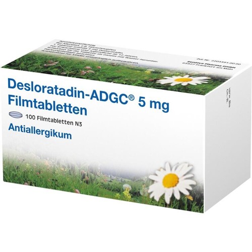 Desloratadin ADGC 5 mg Filmtabletten 100 Stück