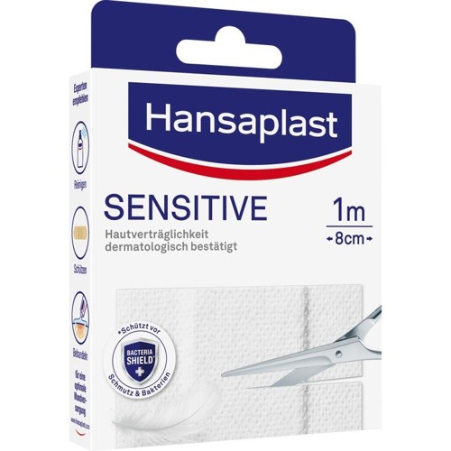 Hansaplast Sensitive Pflaster Hypoallergen 1mx8cm 1 Stück