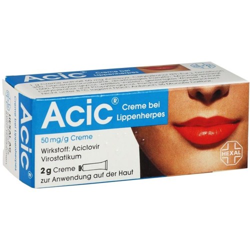 Acic Creme bei Lippenherpes 2 Gramm