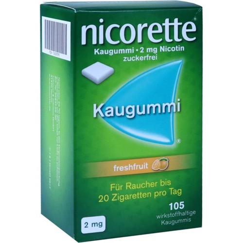 Nicorette 2mg Freshfruit Kaugummi 105 Stück