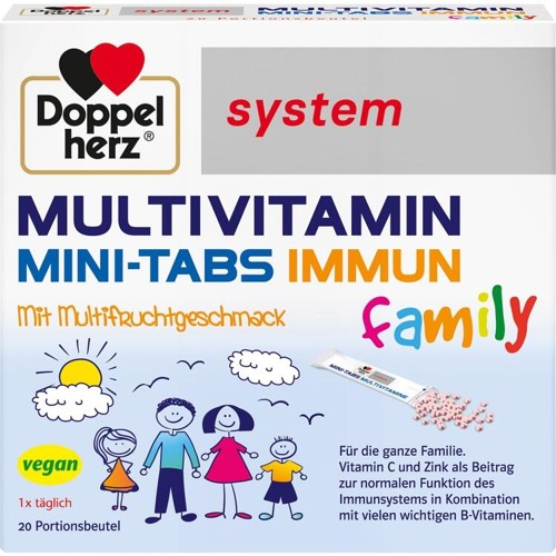Doppelherz Multivitamin Mini-Tabs family system 20 Stück
