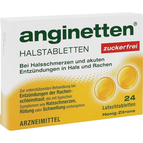 anginetten Halstabletten zuckerfrei 24 Stück