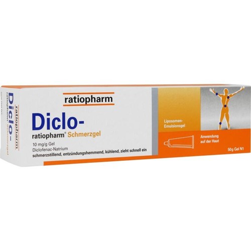 Diclo-ratiopharm Schmerzgel 50 Gramm