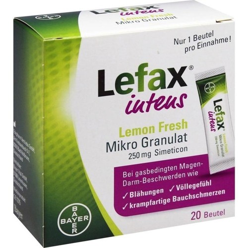 Lefax intens Lemon Fresh Mikro Granulat 250mg Sim. 20 Stück