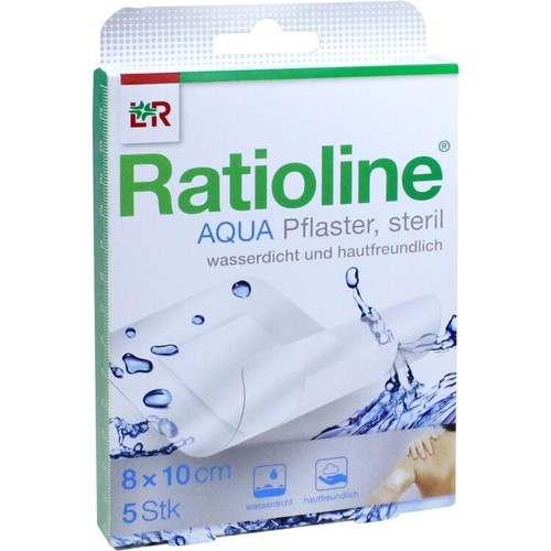 Ratioline aqua Duschpflaster plus 8x10cm steril 5 Stück