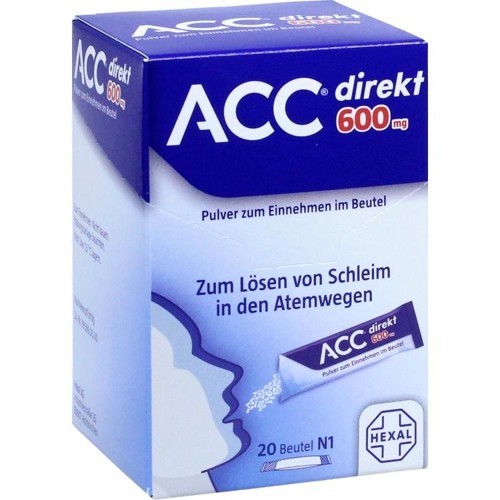 ACC direkt 600 mg Pulver zum Einnehmen im Beutel 20 Stück