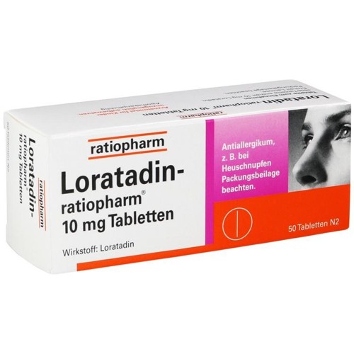 Loratadin-ratiopharm 10mg Tabletten 50 Stück