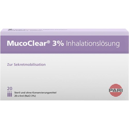 MucoClear 3% NaCl Inhalationslösung 80 Milliliter