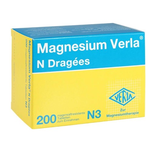 MAGNESIUM VERLA N Dragees 200 Stück
