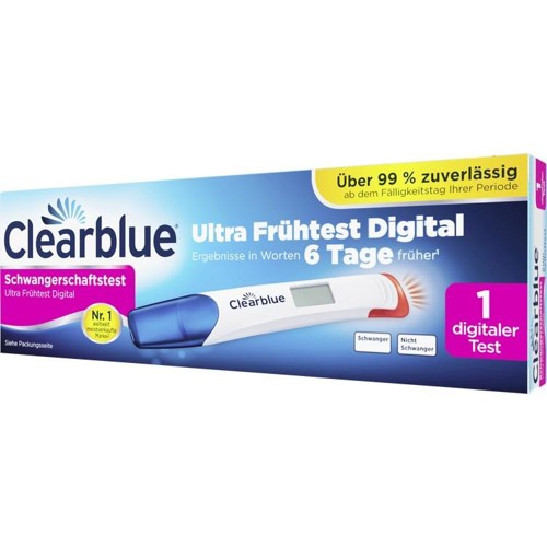 Clearblue Schwangerschaftstest Ultra Frühtest Dig 1 Stück