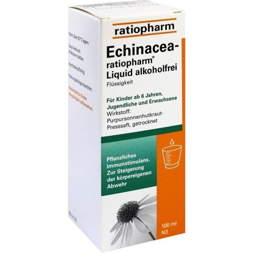 Echinacea-ratiopharm Liquid alkoholfrei 100 Milliliter