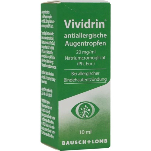 VIVIDRIN ANTIALLERG AUGENT 10 Milliliter