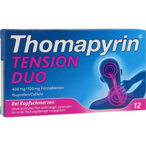 Thomapyrin TENSION DUO 400 mg/100mg Filmtabletten 12 Stück