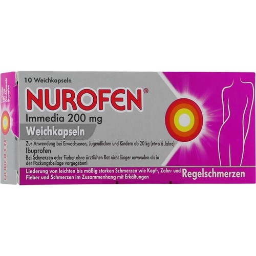 Nurofen Immedia 200 mg Weichkapseln 10 Stück