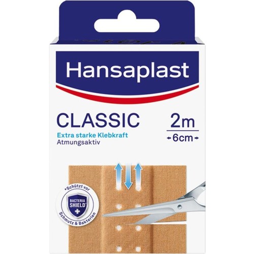Hansaplast Classic Pflaster 2mx6cm 1 Stück