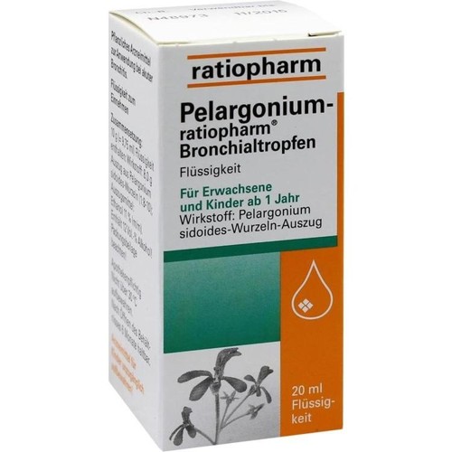 Pelargonium-ratiopharm Bronchialtropfen 20 Milliliter