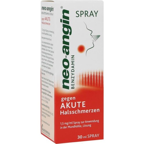 neo-angin Benzydamin gg akute Halsschmerzen Spray 30 Milliliter