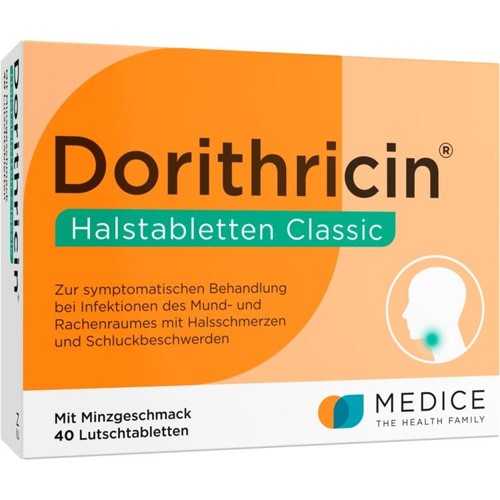 DORITHRICIN HALSTABLETTEN Classic 40 Stück