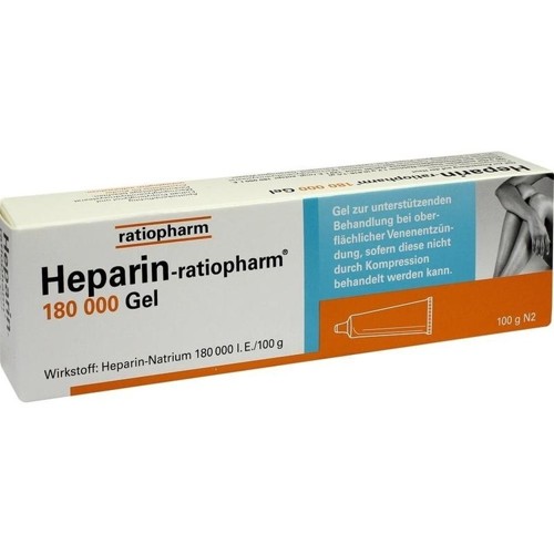 HEPARIN RATIOPHARM 180000 100 Gramm