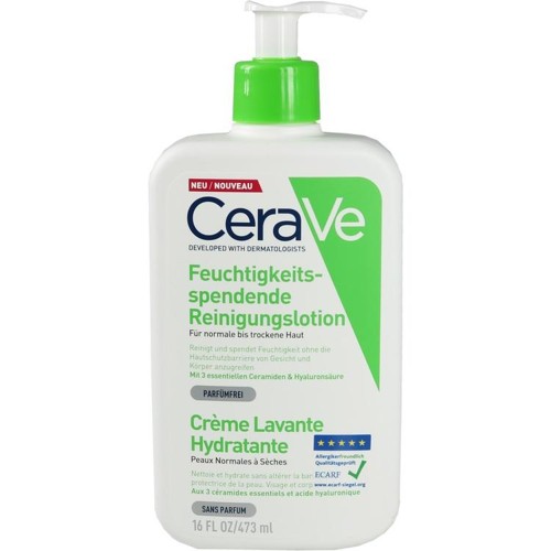 CeraVe Feuchtigkeitsspendende Reinigungslotion 473 Milliliter