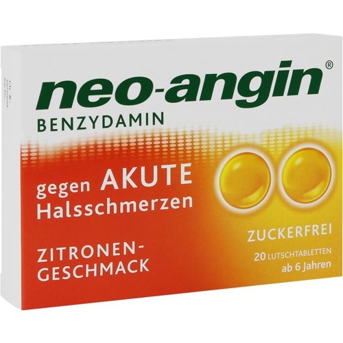 neo-angin Benzydamin akute Halsschmerz Zitrone 20 Stück