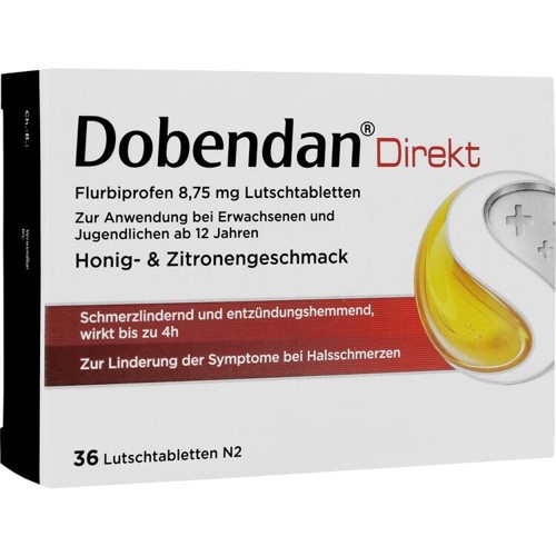 Dobendan Direkt Flurbiprofen 8.75 mg Lutschtablett 36 Stück