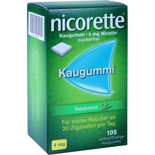 Nicorette Freshmint Kaugummi 4mg 105 Stück