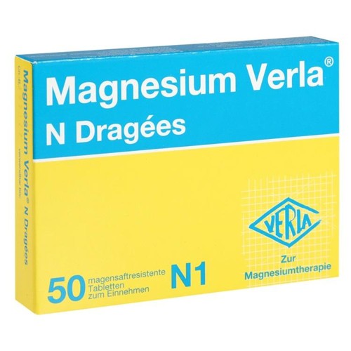 MAGNESIUM VERLA N Dragees 50 Stück