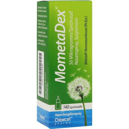 MometaDex 50 Mikrogramm/Sprühstoß Nasenspray Susp. 18 Gramm