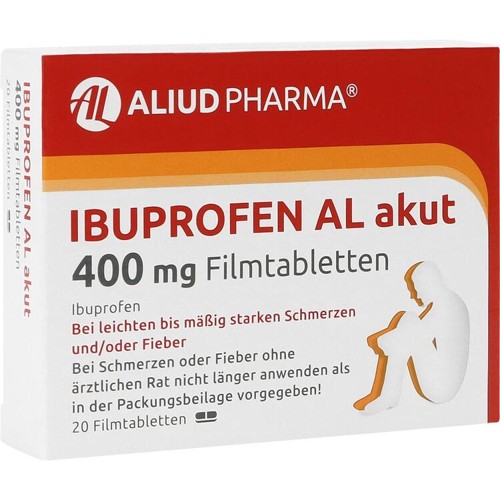 Ibuprofen AL akut 400mg Filmtabletten 20 Stück