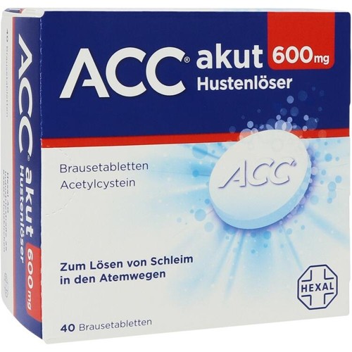 ACC akut 600 Hustenlöser Brausetabletten 40 Stück