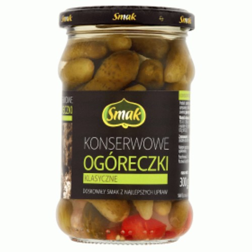 Smak Klassische eingelegte Gurken 300g 