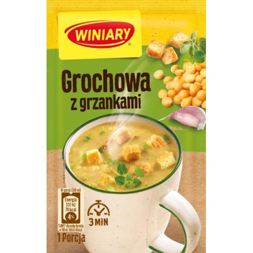 Winiary Instant Erbsensuppe mit Croutons  22g
