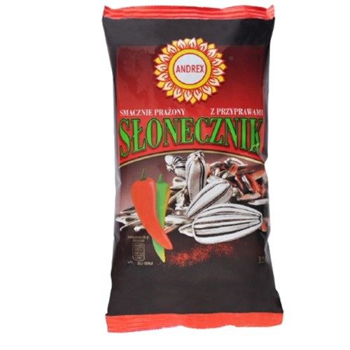 Andrex Sonnenblumenkerne geröstet mit Gewürzen 120g 