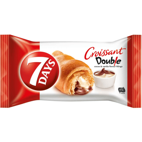 7 Days Double Croissant Kakao & Vanille 60g