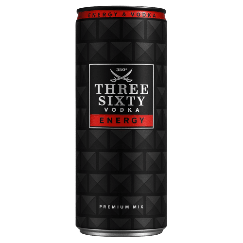 Three Sixty Vodka Energy 0.33l