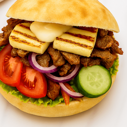 Döner mit Halloumi