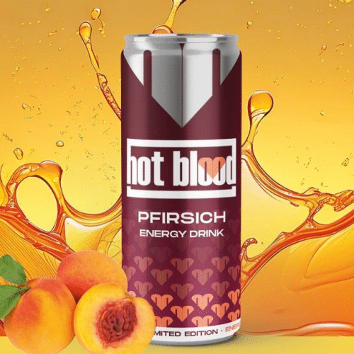 Hotblood Energy Pfirsich 0.25l (EINWEG)