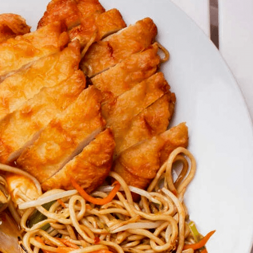 Hühnerfleisch Gebacken