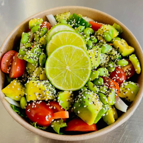 Japanischer Avocado Power Salad (vegan)