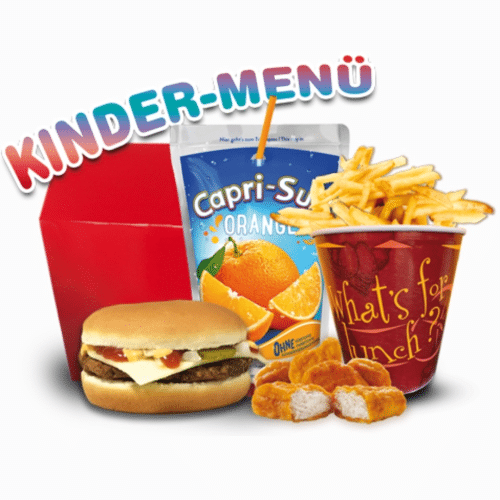 Hamburger Kinder-Menü