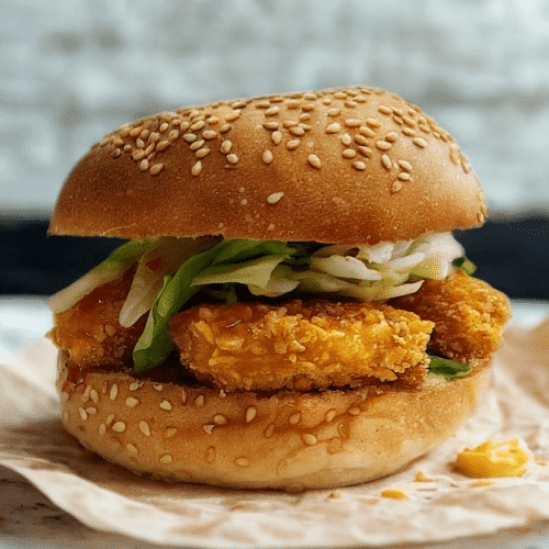 //Neu// Crunshy Chicken Nuggets Burger