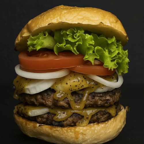 Double Cheese Burger Menü