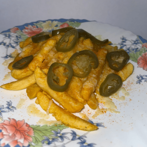 chili cheese Pommes